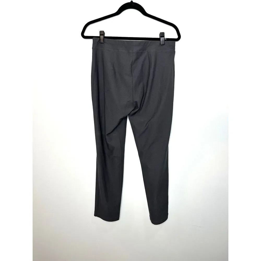 Eileen Fisher Legging Pants Pull On Stretch Jersey‎ Ankle Made in USA Gray XS
